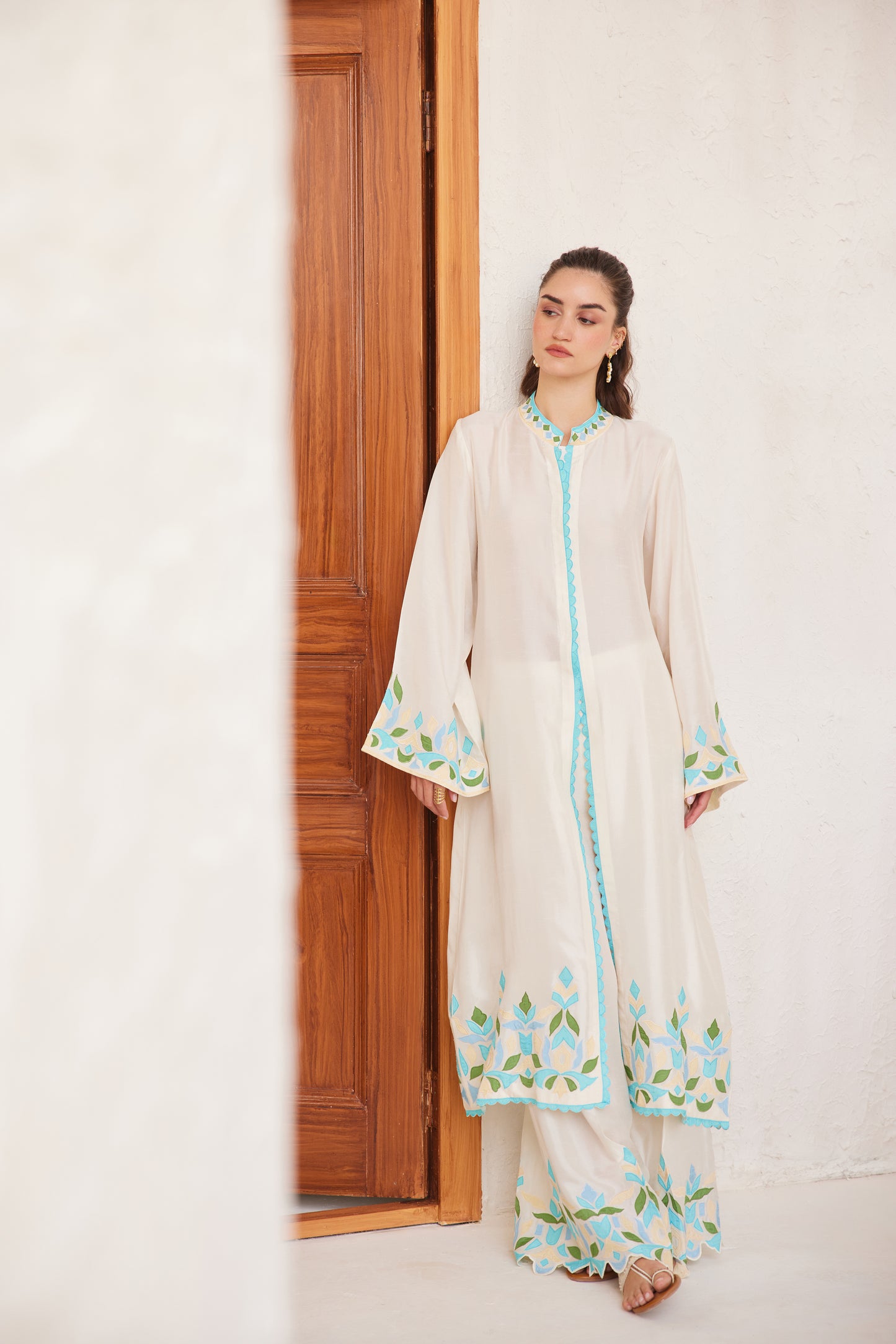 Zavia Jacket Kurta Set