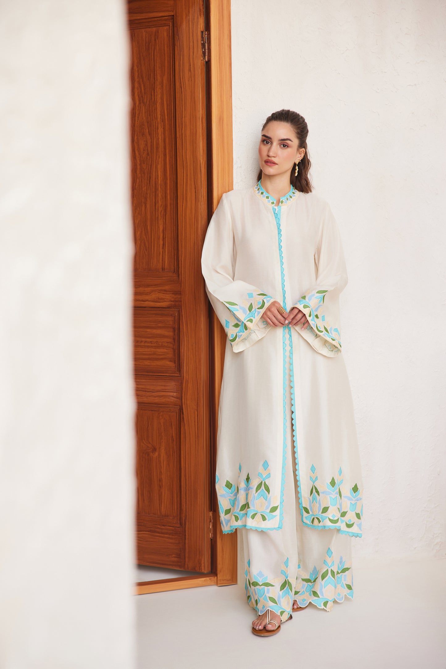 Zavia Jacket Kurta Set